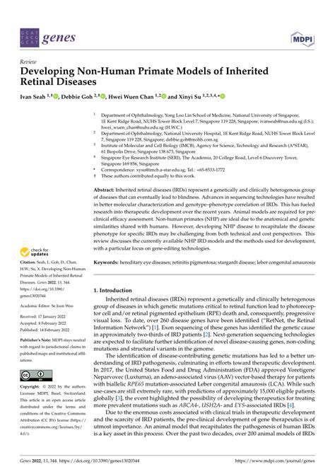 DevelopingPrimateModelsforHumanDiseases